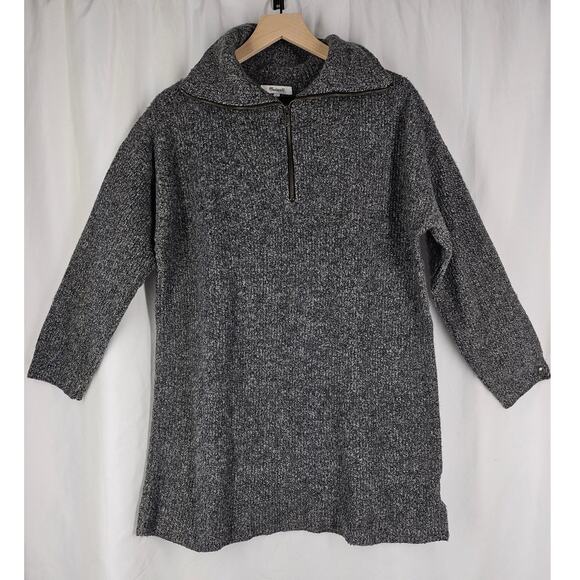 *MADEWELL Woman's Gray Sweater Dress Size L - Warm and Stylish - Picture 1 of 12